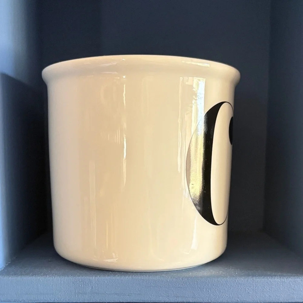 Pottery Barn Monogram C Mug White Ceramic Coffee Cup Initial C